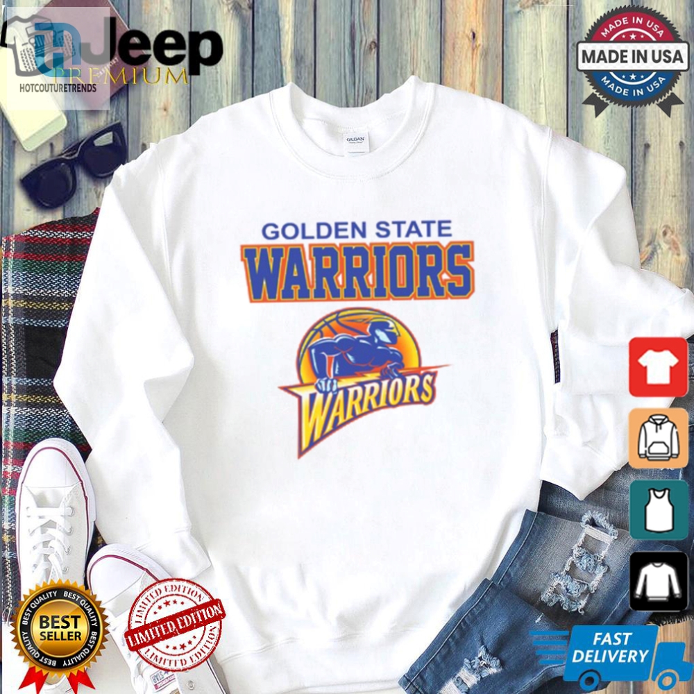 Get Warriors Logo Tee  Because 3Pointers Deserve A Shirt