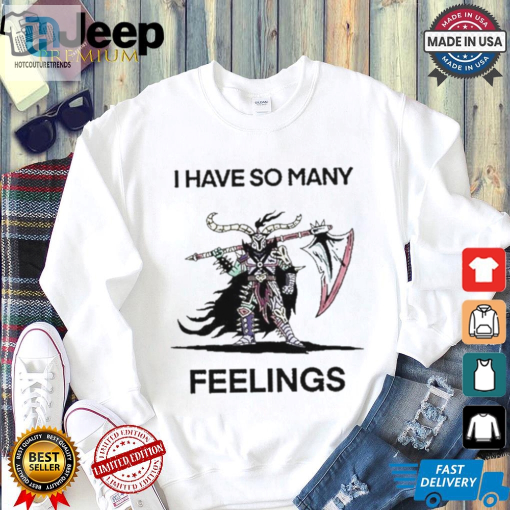 Quirky So Many Feelings Wizard Shirt  Stand Out  Smile