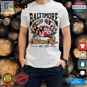 Get Charm City Laughs Funny Baltimore 1729 Logo Tee hotcouturetrends 1 3