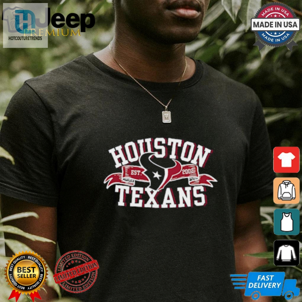 Score Big In Style Houston Texans Vintage Tee  Touchdown