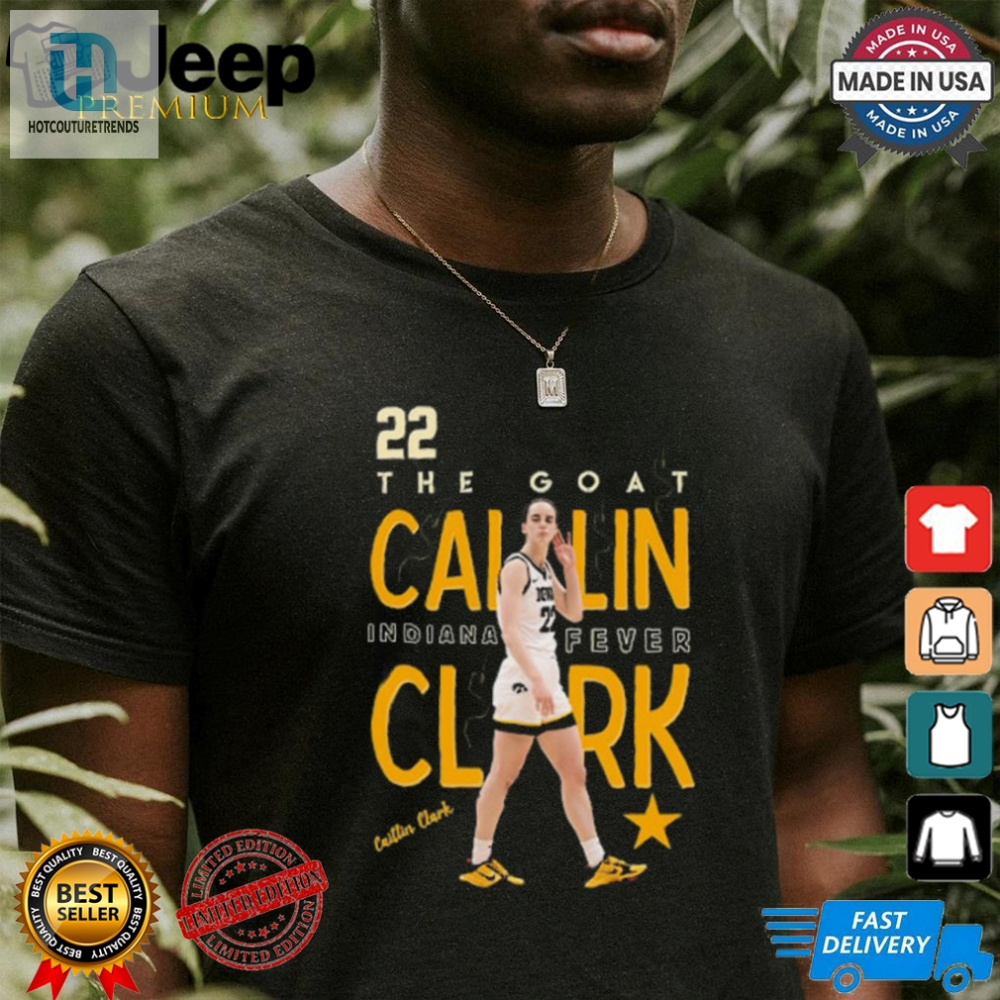 Caitlin Clark 22 G.O.A.T Tee  Unleash Your Inner Fan