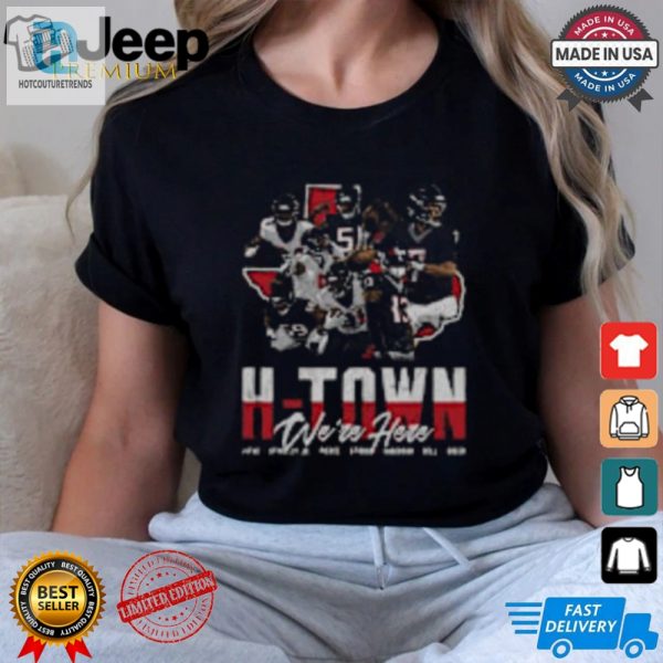 Score Big Laughs With Houston H Town Football Tshirt hotcouturetrends 1 3