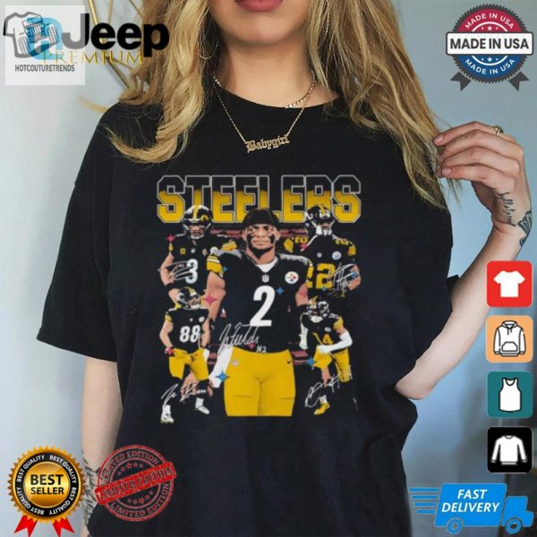 2024 Steelers Autograph Tee Wear The Teams Wit hotcouturetrends 1