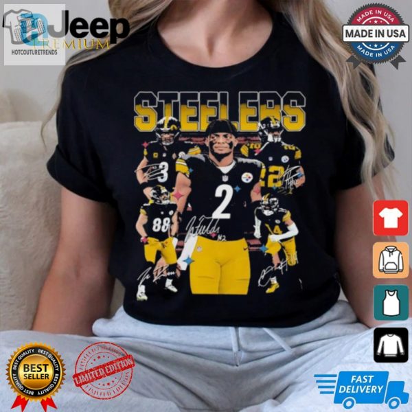 2024 Steelers Autograph Tee Wear The Teams Wit hotcouturetrends 1 3