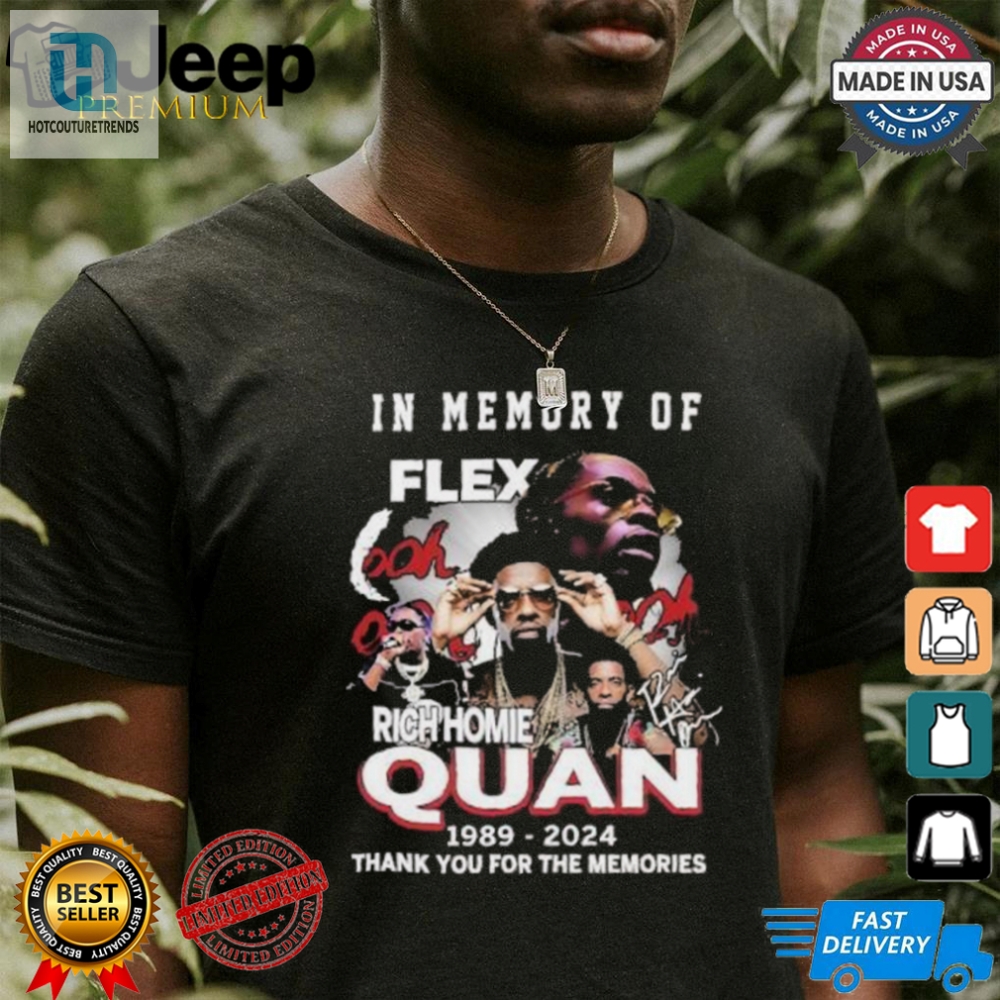 Lolworthy Rich Homie Quan Memory Tee  Unique  Fun