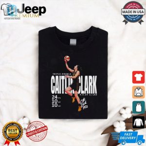 Caitlin Clark Triple Double Cartoon Tee Hoop Hilarity hotcouturetrends 1 2