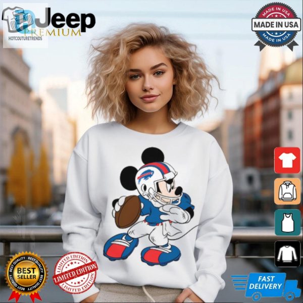 Score Big Laughs With Nfl Bills X Mickey Mouse Tee hotcouturetrends 1