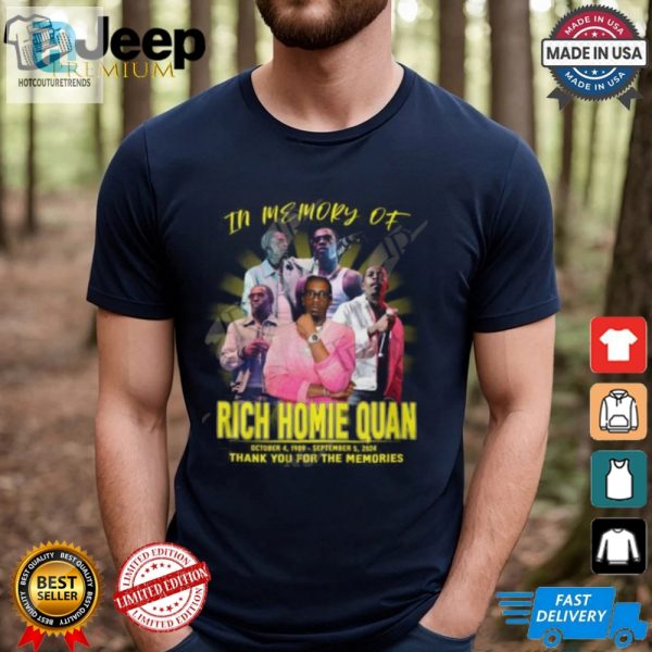 Rip Rich Homie Quan Tshirt Hilariously Memorable Tribute hotcouturetrends 1