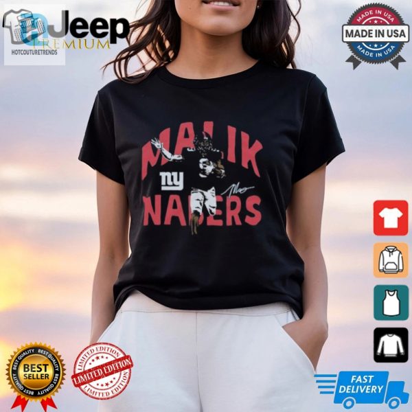 Rock Malik Nabers Giants Tee Perfect For Ny Fans With Flair hotcouturetrends 1 2