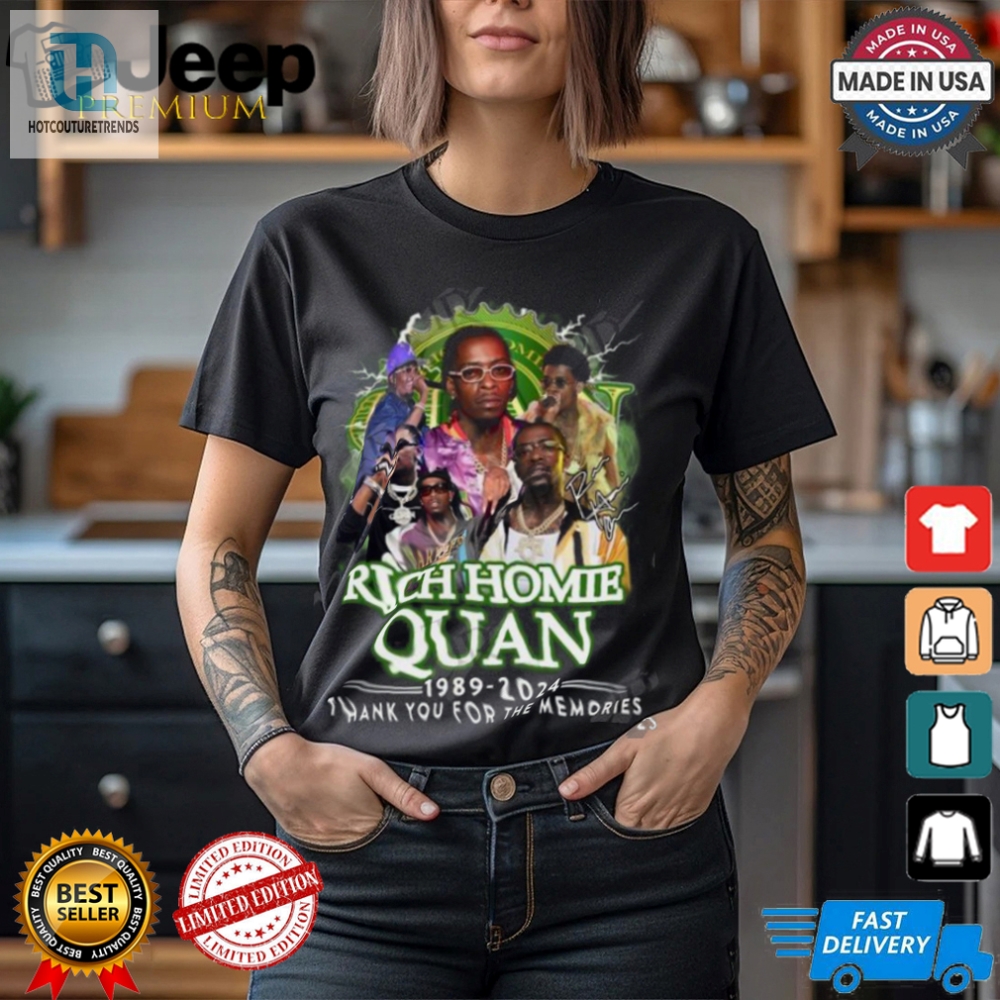 Lolworthy Rich Homie Quan 19892024 Memories Tee