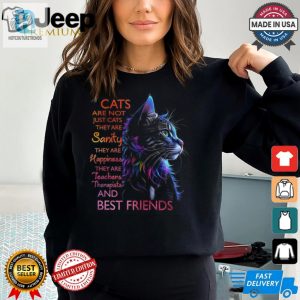 Purrfectly Funny Cats Are Sanity Best Friends Tee hotcouturetrends 1 3