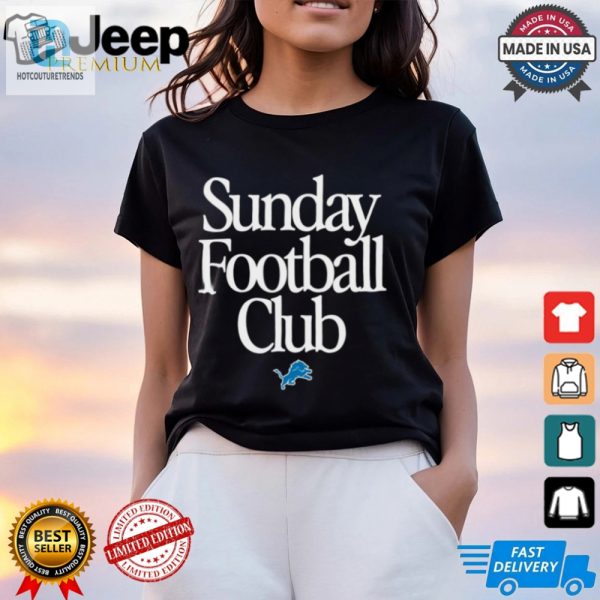 Roar In Style Detroit Lions Sunday Heavyweight Tee hotcouturetrends 1 2