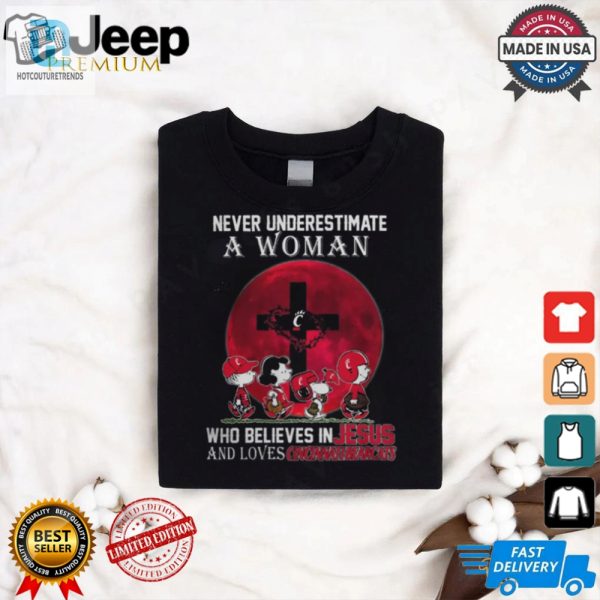 Funny Peanuts Jesus Bearcats Fan Shirt Unique Gift Idea hotcouturetrends 1 2