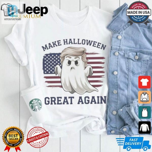 Spooky Trump Tee Funny Make Halloween Great Again Shirt hotcouturetrends 1