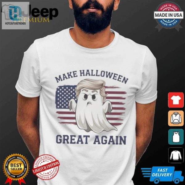 Spooky Trump Tee Funny Make Halloween Great Again Shirt hotcouturetrends 1 2