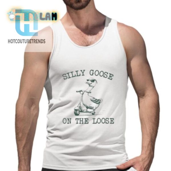 Get Quacky Unique Silly Goose On The Loose Shirt Humor Tee hotcouturetrends 1 4