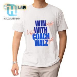 Score Big With Humor Team Kamala Coach Walz Shirt hotcouturetrends 1 1