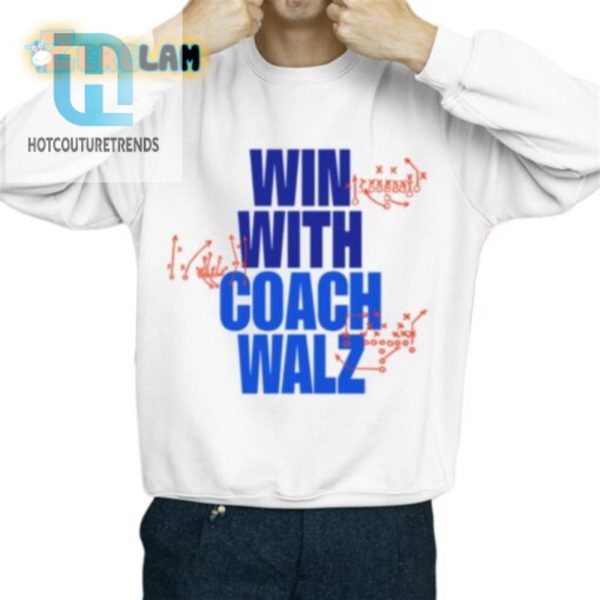 Score Big With Humor Team Kamala Coach Walz Shirt hotcouturetrends 1 2