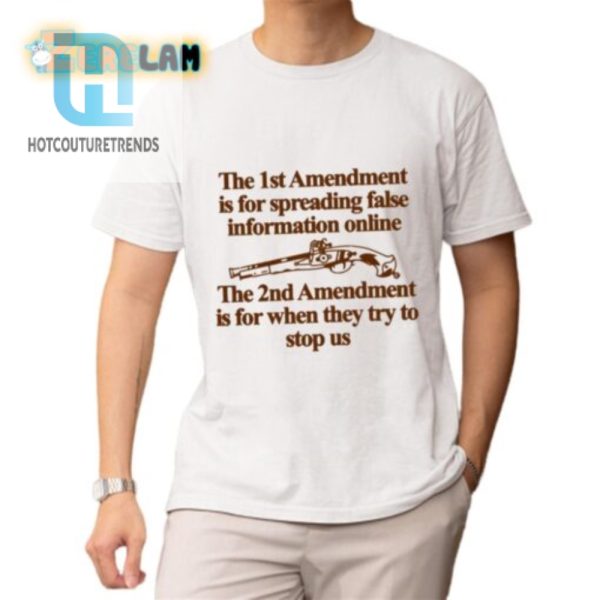 The 1St Amendment Spread Lies Online Tee Funny Unique hotcouturetrends 1 1