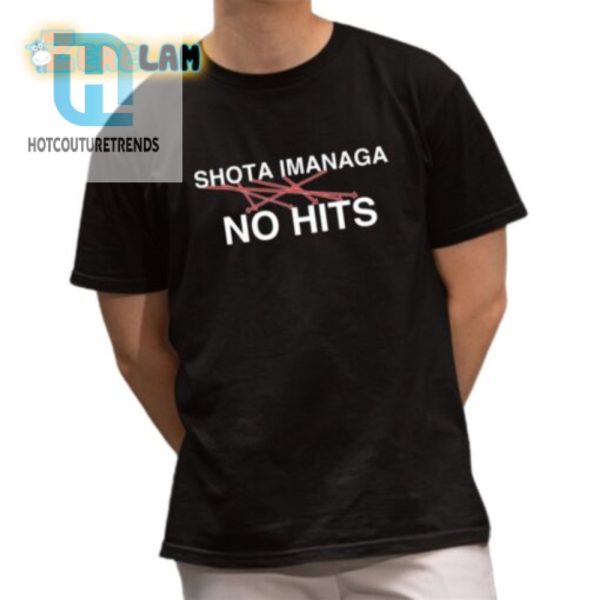 Hit Zero Wit Shota Imanaga Tee Hilarious Nohits Shirt hotcouturetrends 1 1