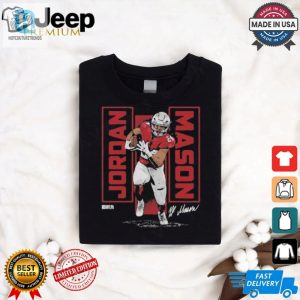 Score Big Laughs Jordan Mason 49Ers Vertical Tee hotcouturetrends 1 3