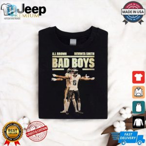 Eagles Aj Brown Devonta Smith Comical Bad Boys Tee hotcouturetrends 1 3