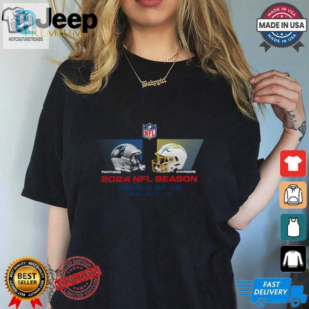 Hilarious Panthers Vs. Chargers Week 2 2024 Shirt 