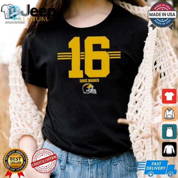 Score Big With Our Hilarious Michigan No. 16 Helmet Tee hotcouturetrends 1 1