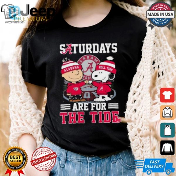 Funny Snoopy Charlie Brown Alabama Tide Saturday Shirt hotcouturetrends 1