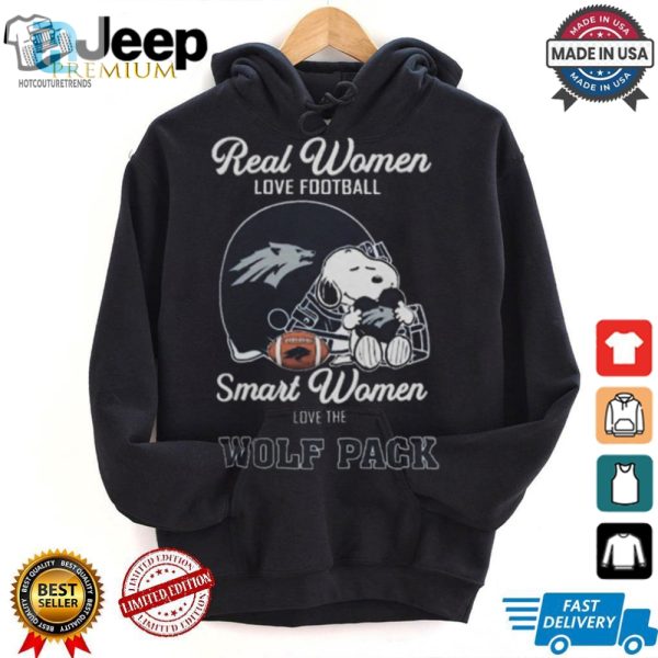 Smart Women Love Football Snoopy X Nevada Shirt 2024 hotcouturetrends 1 2