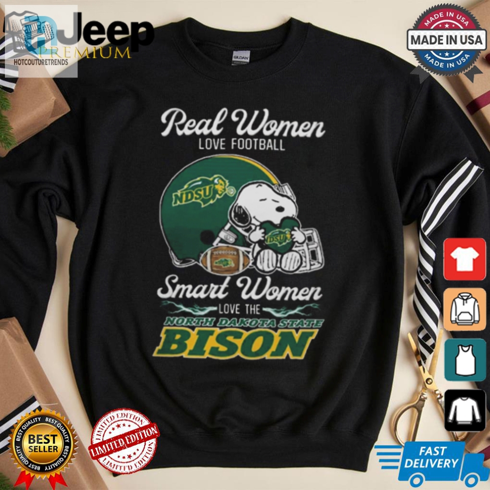 Real Women Love Football Smart Women Love Snoopy 2024 Shirt