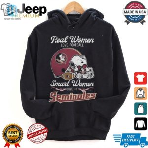 Real Women Love Football Florida State X Snoopy 2024 Tee hotcouturetrends 1 2