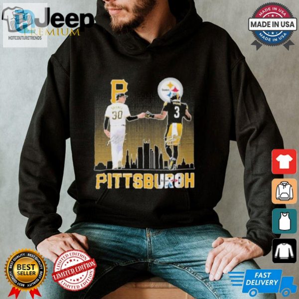 Score Laughs With Pittsburgh 30 Skenes Wilson Steelers Tee hotcouturetrends 1 3