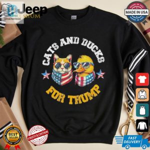 Quirky Cats Ducks For Trump 2024 Tee Stand Out Smile hotcouturetrends 1 1