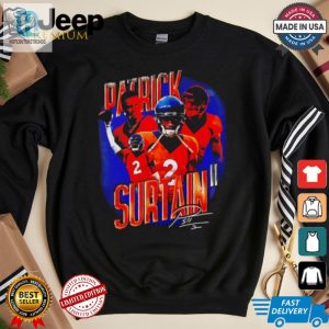 Score Big Laughs With Patrick Surtain Ii Broncos Sig Tee hotcouturetrends 1 1