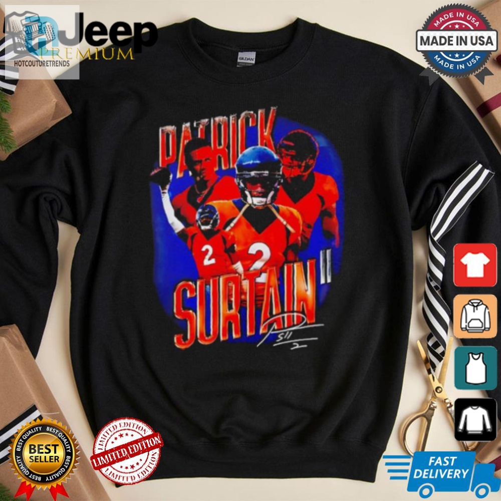 Score Big Laughs With Patrick Surtain Ii Broncos Sig Tee