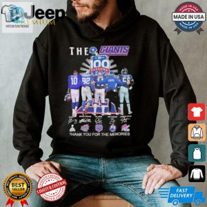 Score Big With Ny Giants 100 Season Memorable Signatures Tee hotcouturetrends 1 3