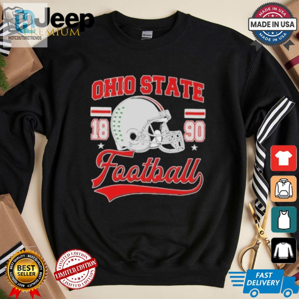 Get Your Buckeye Spirit Ohio State 1890 Tee  Score Laughs