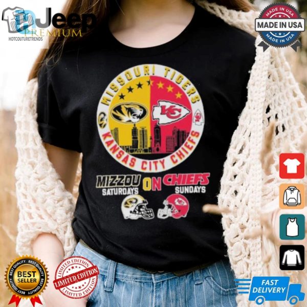 Weekends Missouri Tigers Sat Chiefs Sun Fun Fan Shirt hotcouturetrends 1