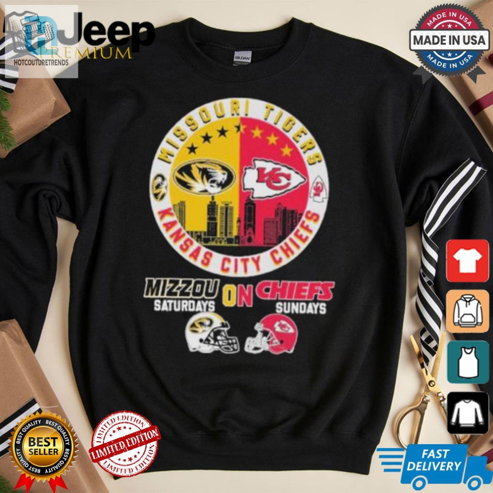 Weekends Missouri Tigers Sat Chiefs Sun  Fun Fan Shirt