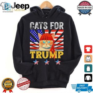 Funny Trump 2024 Cat Design Tshirt Unique Comical Tee hotcouturetrends 1 2