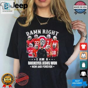 Damn Right Jesus Won Ohio State Buckeyes Funny Shirt hotcouturetrends 1 1