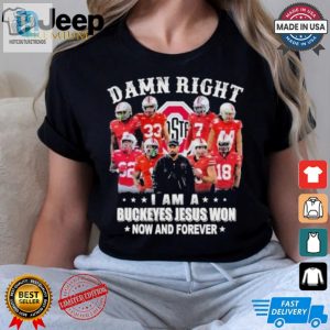 Damn Right Jesus Won Ohio State Buckeyes Funny Shirt hotcouturetrends 1 2