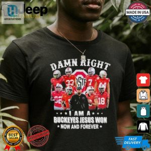 Damn Right Jesus Won Ohio State Buckeyes Funny Shirt hotcouturetrends 1 3