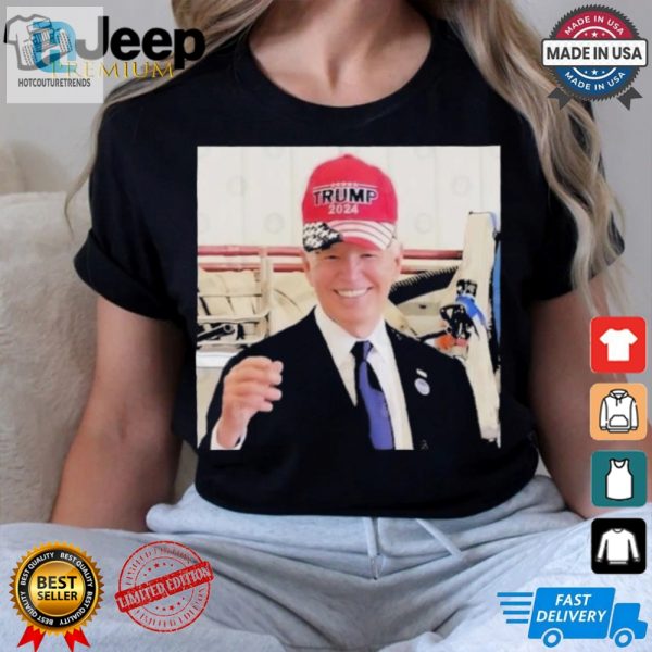 Biden Wears Trump Maga Hat Tshirt Hilarious Unique hotcouturetrends 1 2