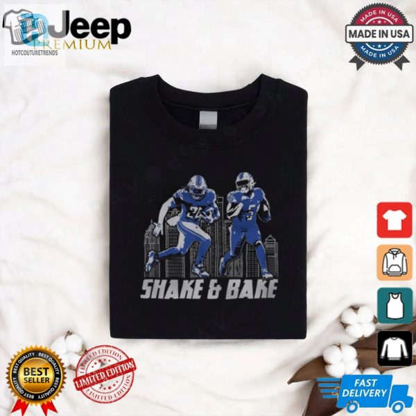 Shake Bake Tshirt Lions Gibbs Montgomery Hilarious Tee hotcouturetrends 1