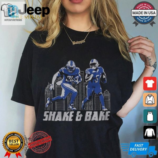 Shake Bake Tshirt Lions Gibbs Montgomery Hilarious Tee hotcouturetrends 1 1