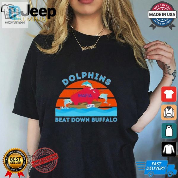 Miami Dolphins 2024 Beat Down Buffalo Shirt Funny Unique hotcouturetrends 1 1