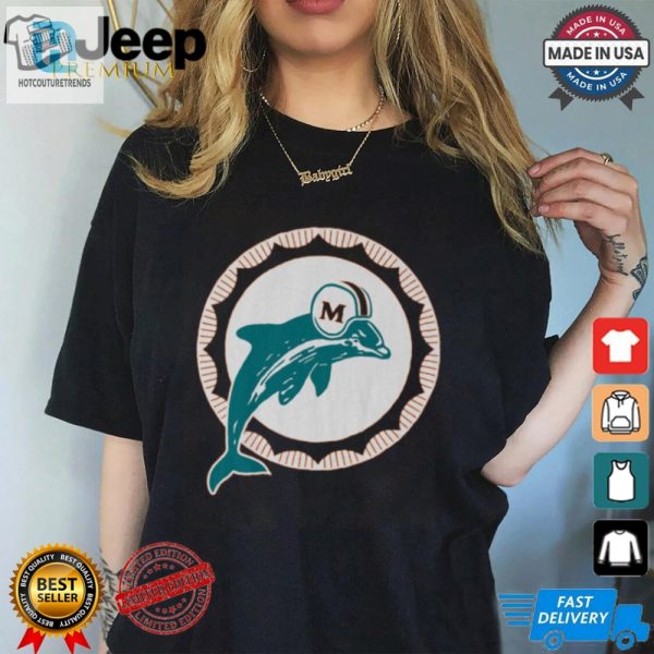 Flashback Fun Rock The Miami Dolphins 1966 Logo Tee hotcouturetrends 1 1