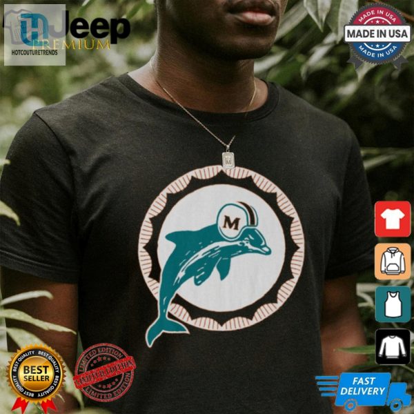 Flashback Fun Rock The Miami Dolphins 1966 Logo Tee hotcouturetrends 1 3